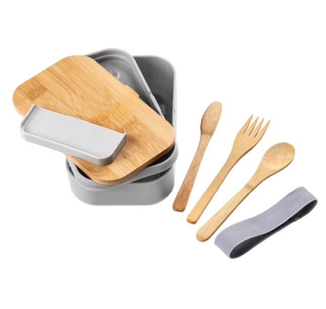 صندوق غداء تيمبا بينتو باللون الرمادي