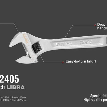 RONIX 8" Monkey Wrench