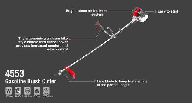 منشار تقليم عشب RONIX 4553   W1400