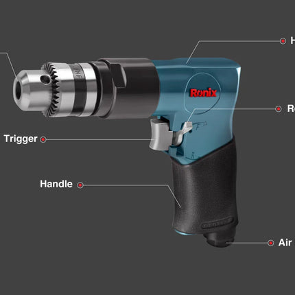 RONIX 10mm Regular Air Drill