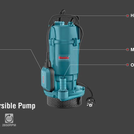 Submersible pump 1HP cast iron from RONIX