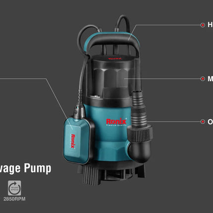 RONIX 1HP Submersible Pump