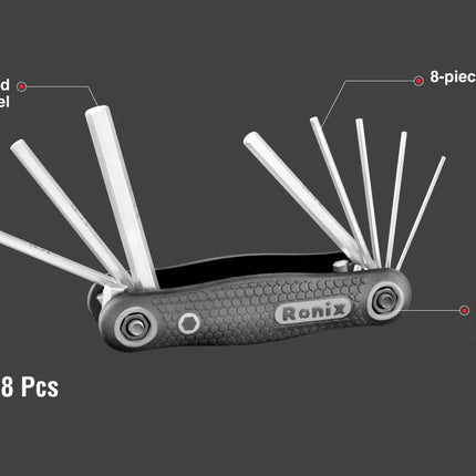 RONIX Long Allen Key Set (8)