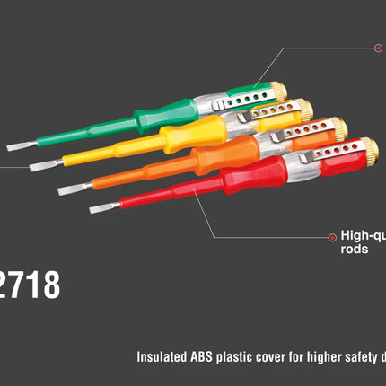 RONIX 180mm Tester Screwdriver, 30 pieces