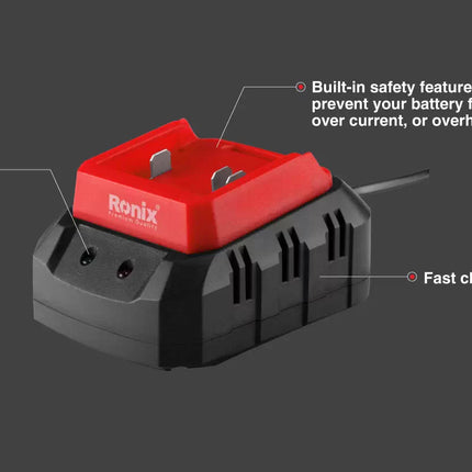 شاحن سريع  RONIX 8692  20V  Ah 2.0