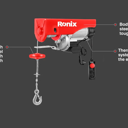 رافعة كهربائية 500ك 1600 RONIX RH-4136