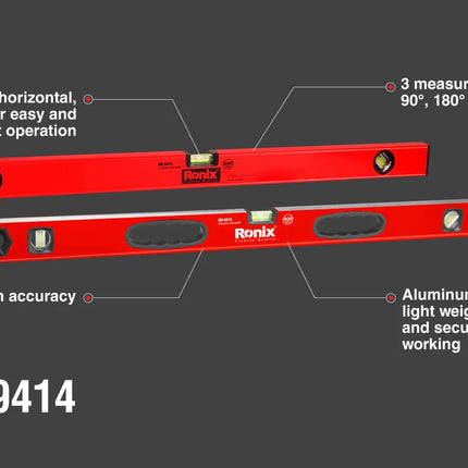 RONIX 40cm Spirit Level