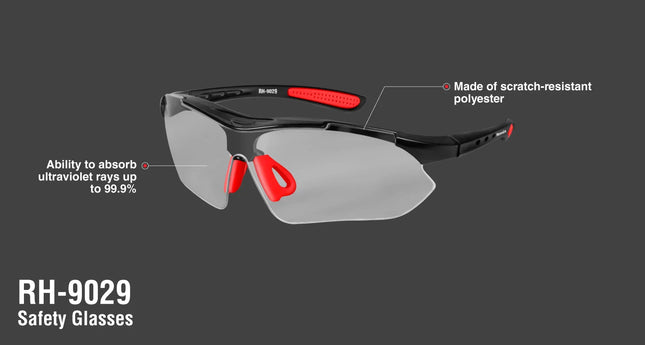 نظارة حماية شفاف ضد الكسر  RONIX RH-9029