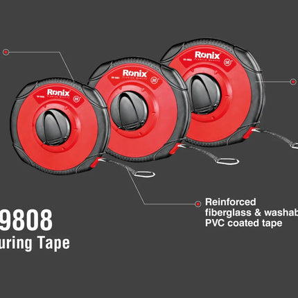 كركر فيبر 30 متر  RONIX RH-9807