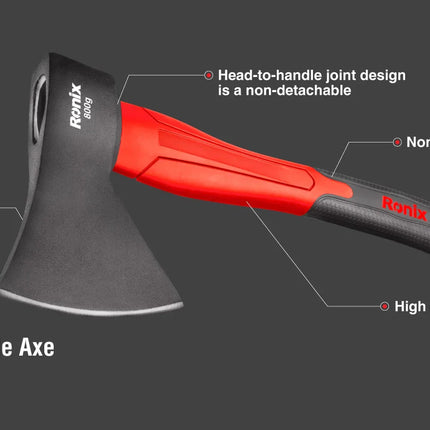 RONIX 800g fiberglass hand axe
