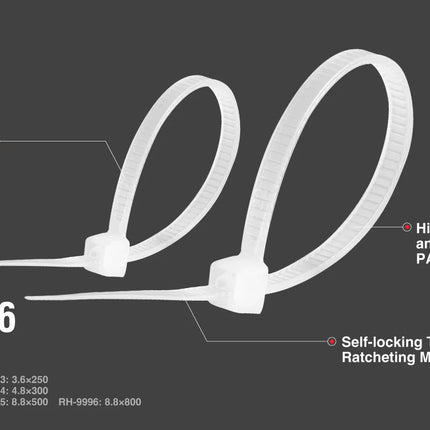 RONIX Cable Tie 150*2.5