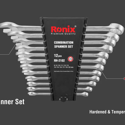 طقم شق رنج 12 قطعة  RONIX RH-2102