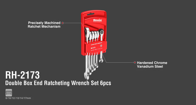 طقم شق طقطيقة  6 قطع  RONIX RH-2173