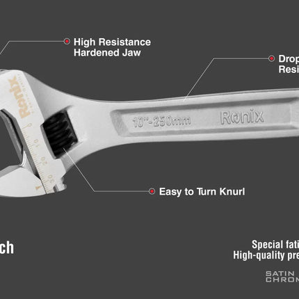 RONIX 10" Pipe Wrench
