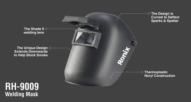 وجه لحام قلاب RONIX RH-9009واقي