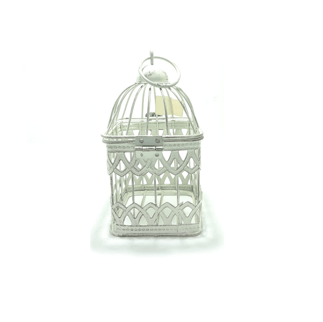 Mega Hardware Antique Decor White Bird Cage||قفص ابيض