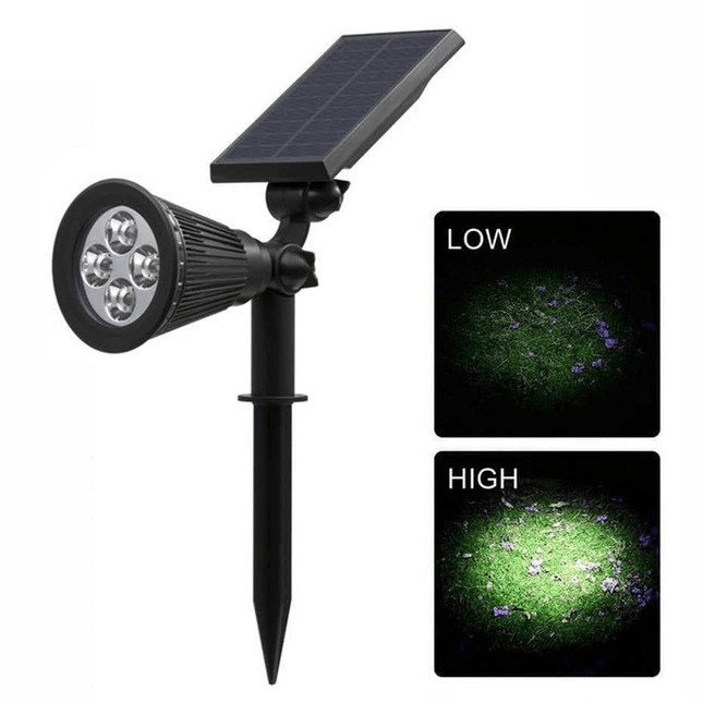 Mega Hardware LED Lamps solar spotlight 7.4Wh||كشاف ع الطاقة الشمسية
