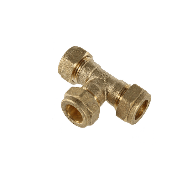 Mega Hardware Plumbing Tools T Water Connectors 1/2"*16mm||تي نحاس