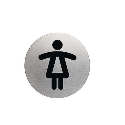 Mega Hardware Safety Signs S.Steel Information Sign Woman Wc||اشارة ارشادية- النساء