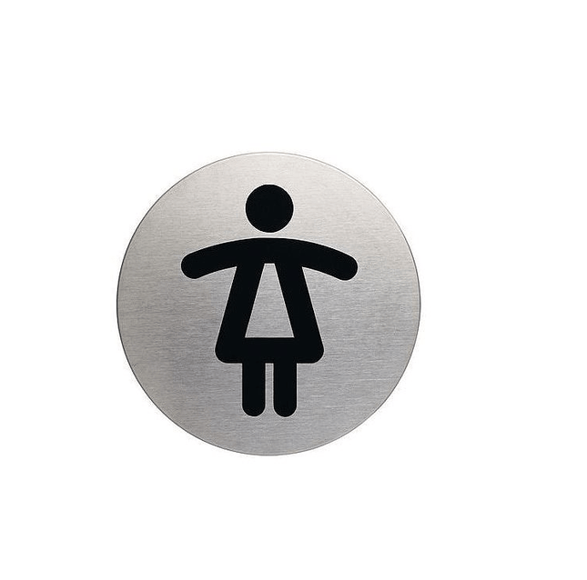Mega Hardware Safety Signs S.Steel Information Sign Woman Wc||اشارة ارشادية- النساء
