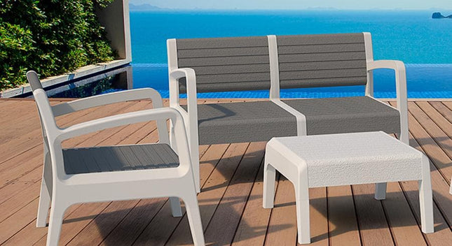 طقم جلوس فاخر للحديقة - 4 قطع