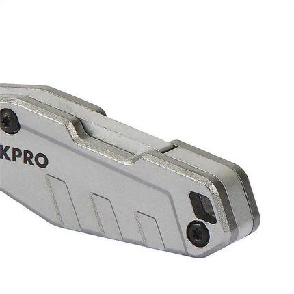 مشرط WORKPRO Mini Aluminum القابل للطي سريع التغيير