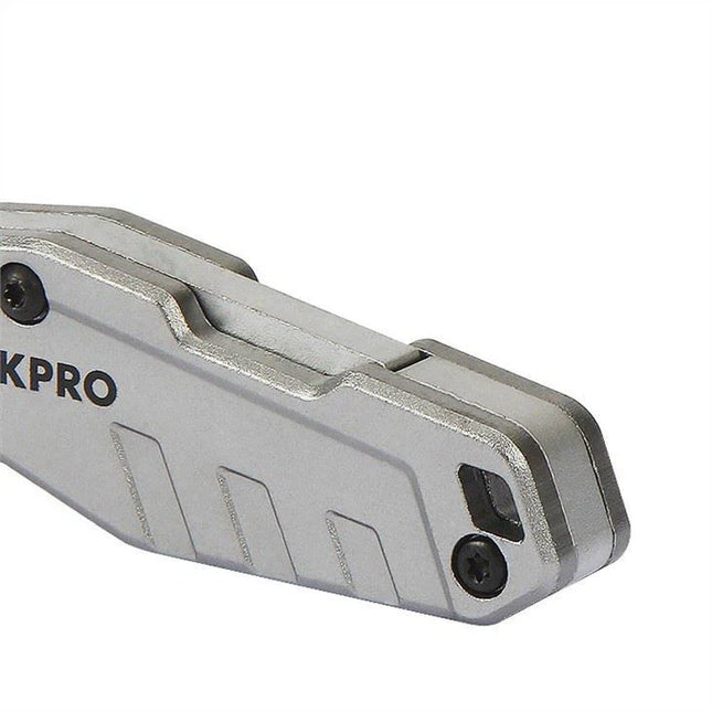 مشرط WORKPRO Mini Aluminum القابل للطي سريع التغيير