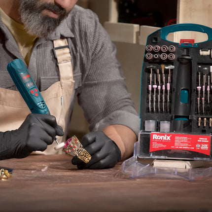 RONIX Cordless Rotary Tool Kit with Accessories