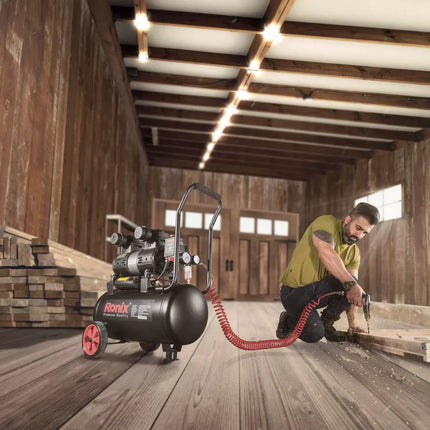 Silent Air Compressor 25L from RONIX