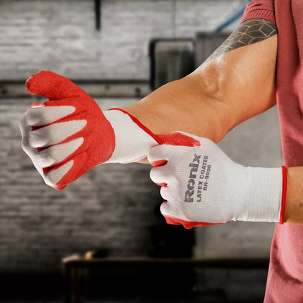 RONIX Lined Rubber Gloves