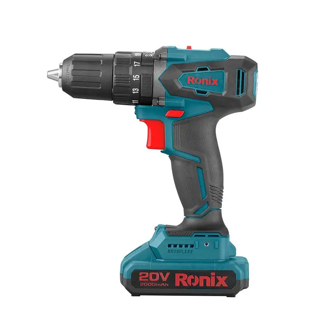 دريل شحن بطارية ماستر طقم RONIX 8900K  V20