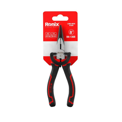 RONIX 8" Heavy-Duty Long Nose Pliers