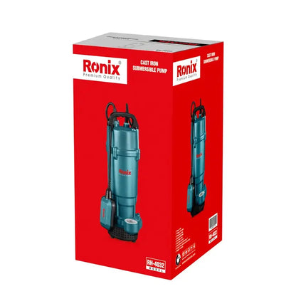 Submersible pump 1HP cast iron from RONIX