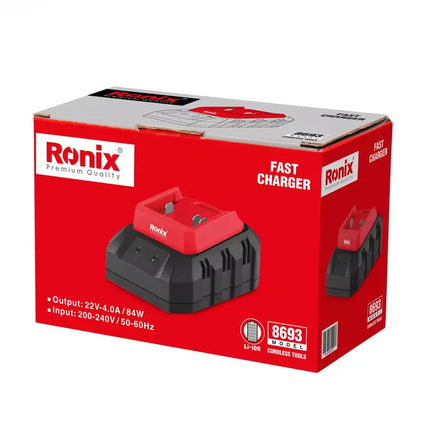 شاحن سريع  RONIX 8693  20V  Ah 4.0