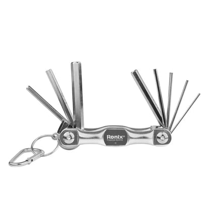 طقم الن كي كروم طوي (8) RONIX RH-2040