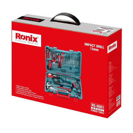 Drill with a toolkit from RONIX