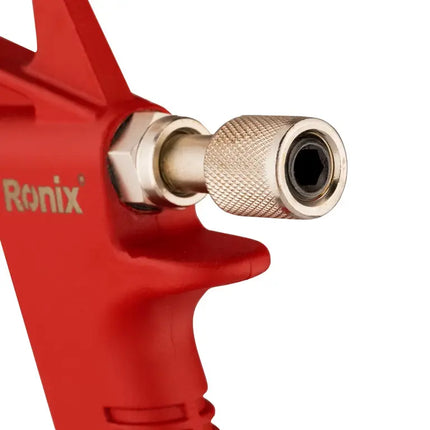 An individual sprayed granules of RONIX