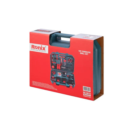 18V Cordless Drill with Tool Kit from RONIX