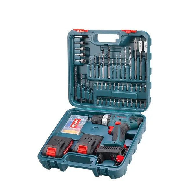 دريل شحن مع طقم ريش  RONIX RS-8019 18V
