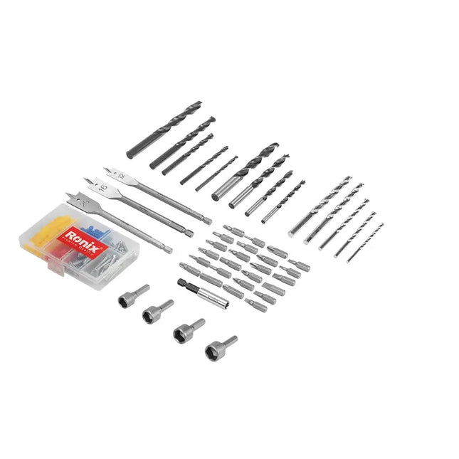 Cordless drill with drill bit set from RONIX