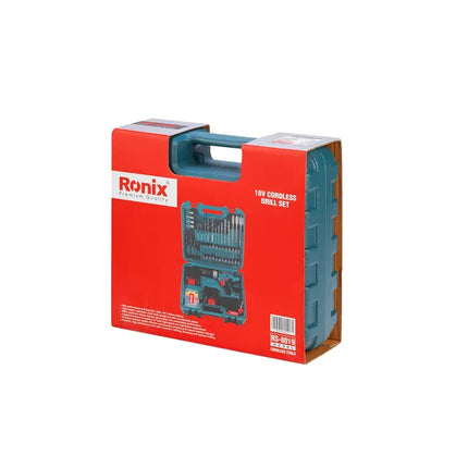 دريل شحن مع طقم ريش  RONIX RS-8019 18V