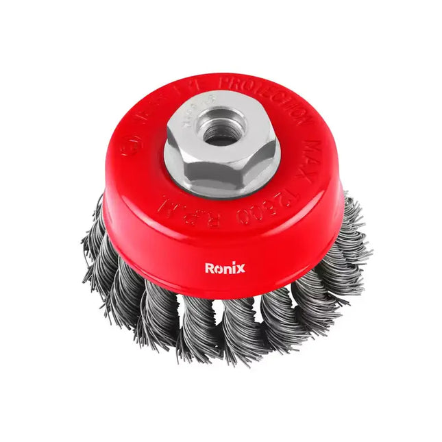 RONIX 3" Cup Brush, Knotted
