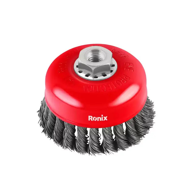 فرشاة سلك كباية 3" مجدلة  RONIX RH-9943