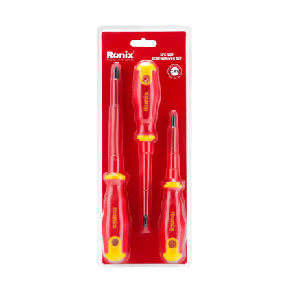 RONIX 3-Piece Insulated Electric Screwdriver Set