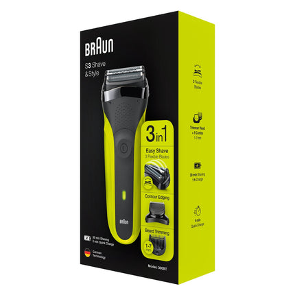 ماكينة حلاقة وتشذيب براون Series 3 Shave&Style 300BT