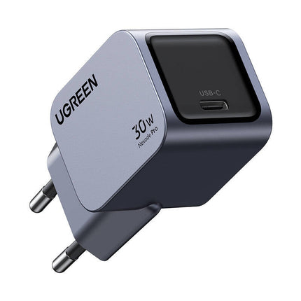 شاحن سريع Ugreen Nexode Pro بقوة 30 واط بمنفذ USB-C بتقنية GaN، إصدار الاتحاد الأوروبي / 35006