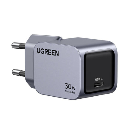 شاحن سريع Ugreen Nexode Pro بقوة 30 واط بمنفذ USB-C بتقنية GaN، إصدار الاتحاد الأوروبي / 35006