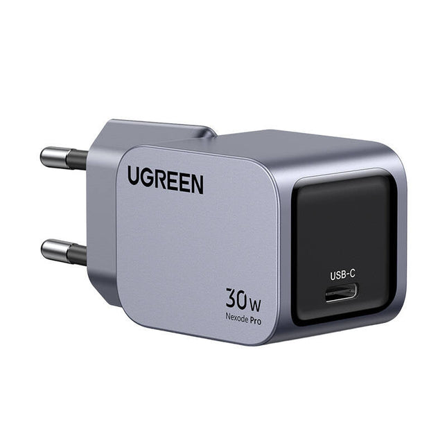 شاحن سريع Ugreen Nexode Pro بقوة 30 واط بمنفذ USB-C بتقنية GaN، إصدار الاتحاد الأوروبي / 35006