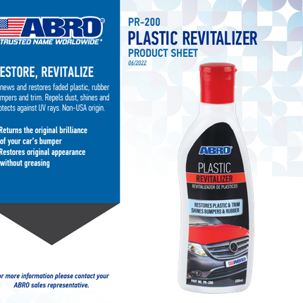 ملمع ومجدد البلاستيك من ابرو ABRO