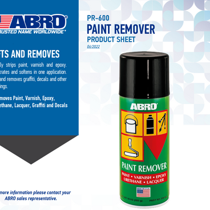 مزيل الطلاء والورنيش والإيبوكسي من ابرو ABRO